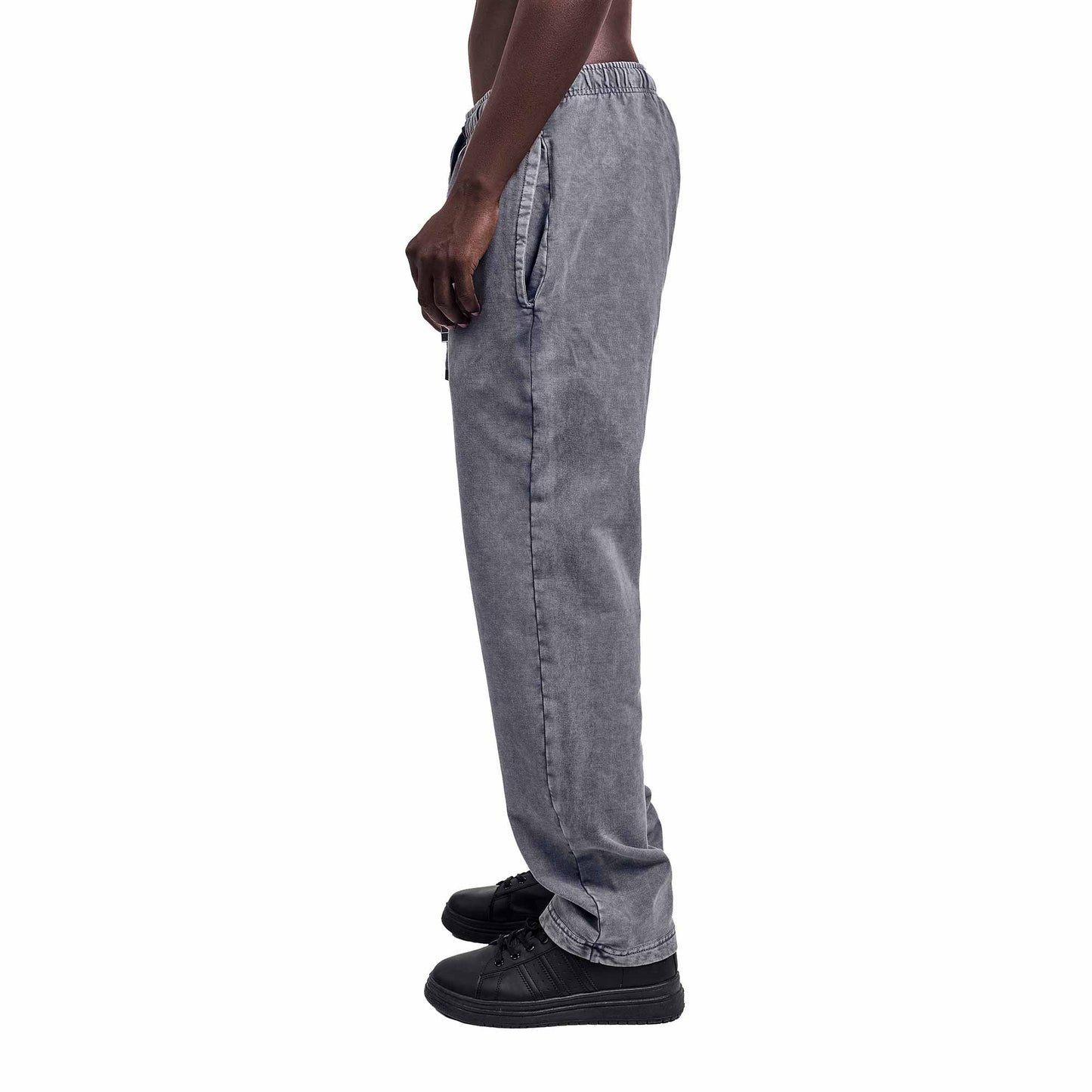 Washed grey classic sweatpant