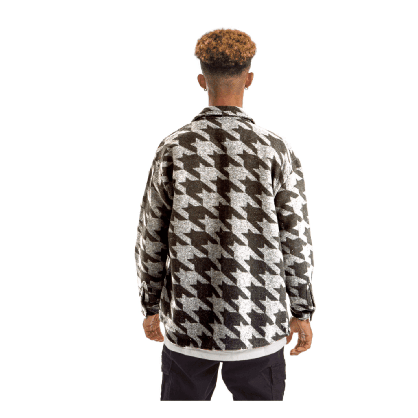 Black, grey Shirt Hexagons Geometric Seamless Patterns