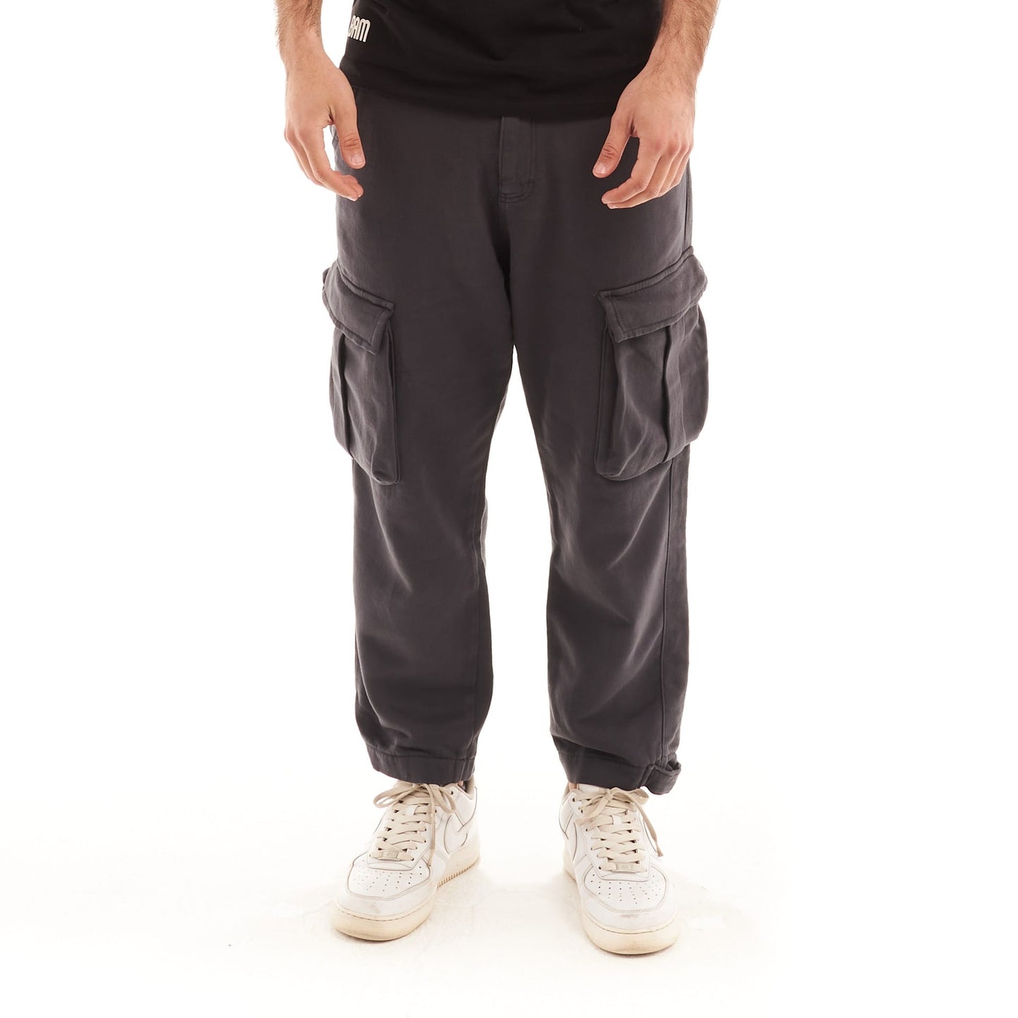 Silver baggy cargo pant