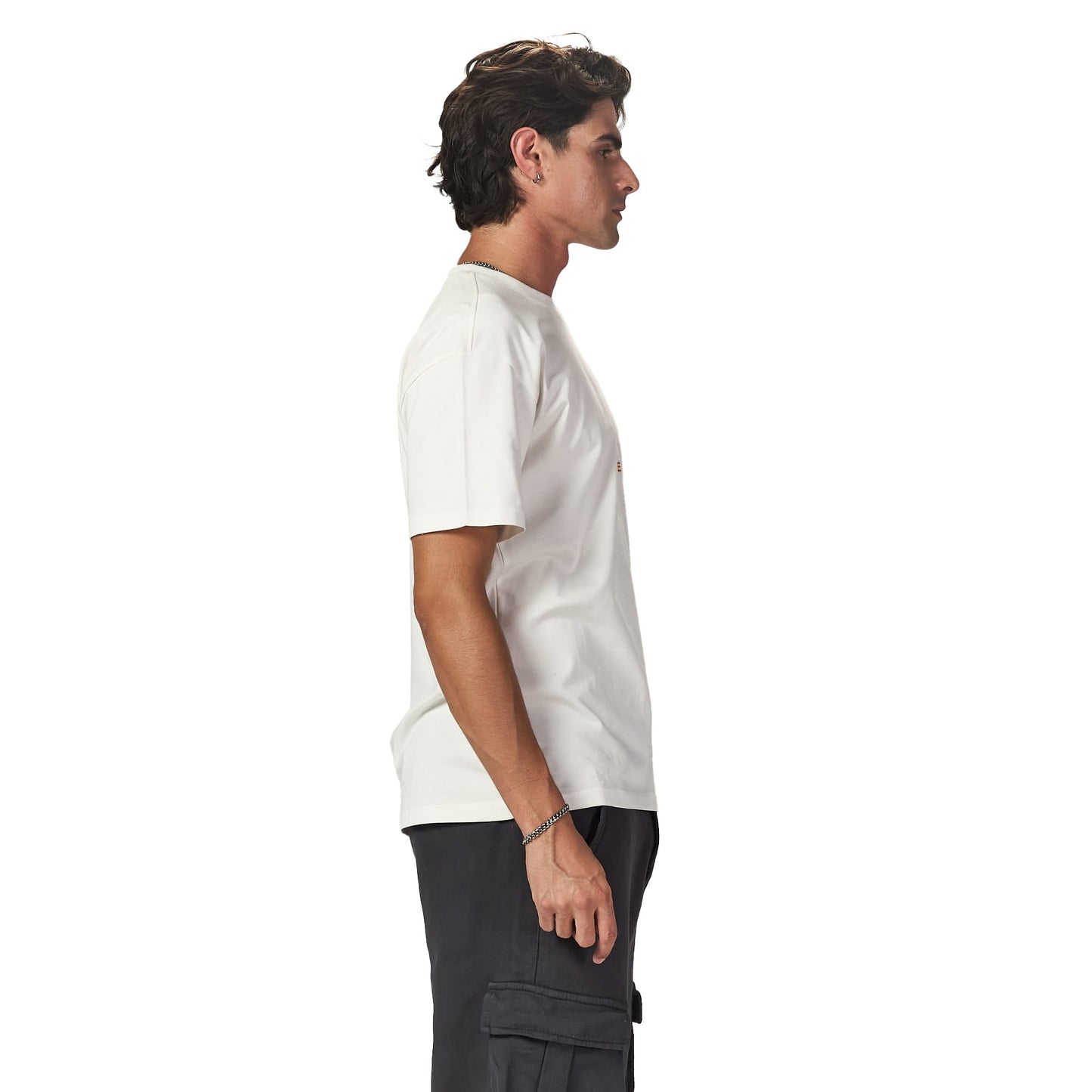 You are inside white oversized printed t-shirt