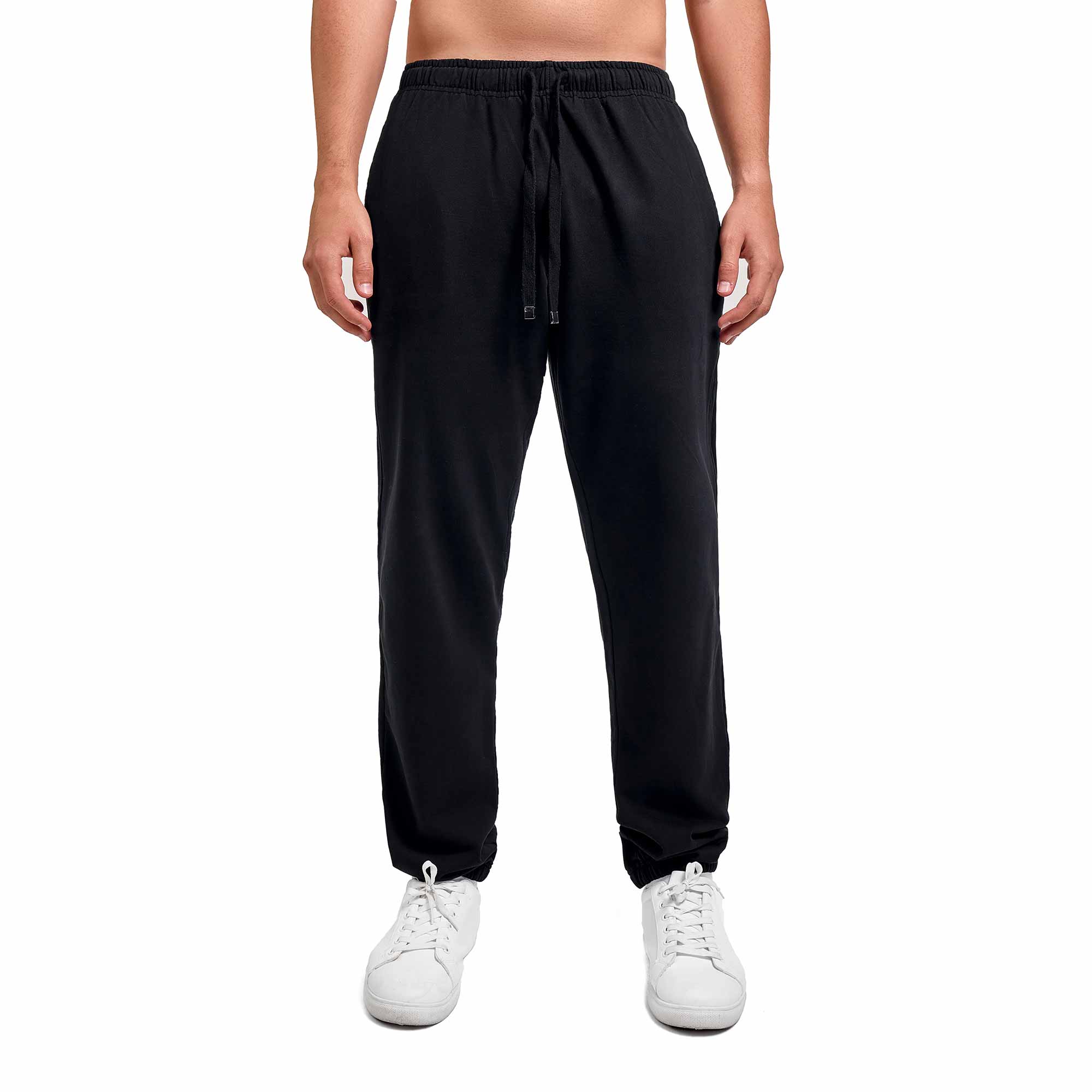 Black plain sweatpant