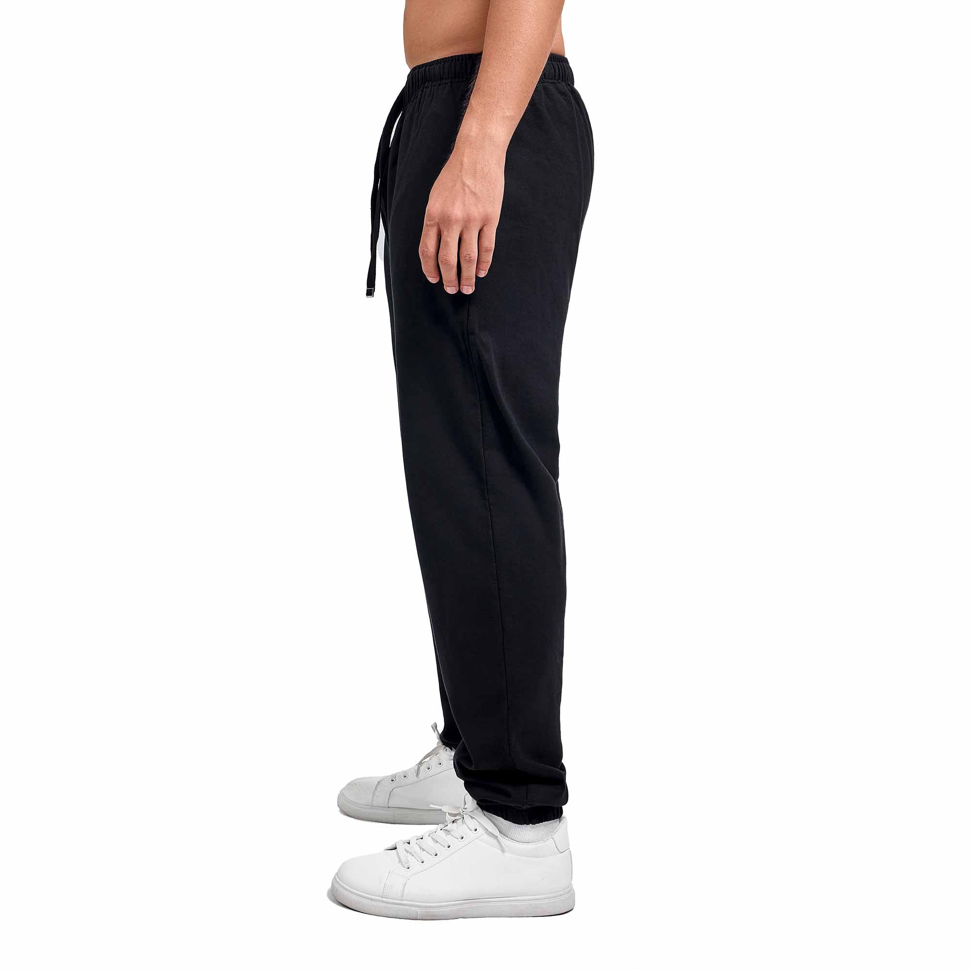 Black plain sweatpant