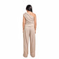 Beige jacquard set