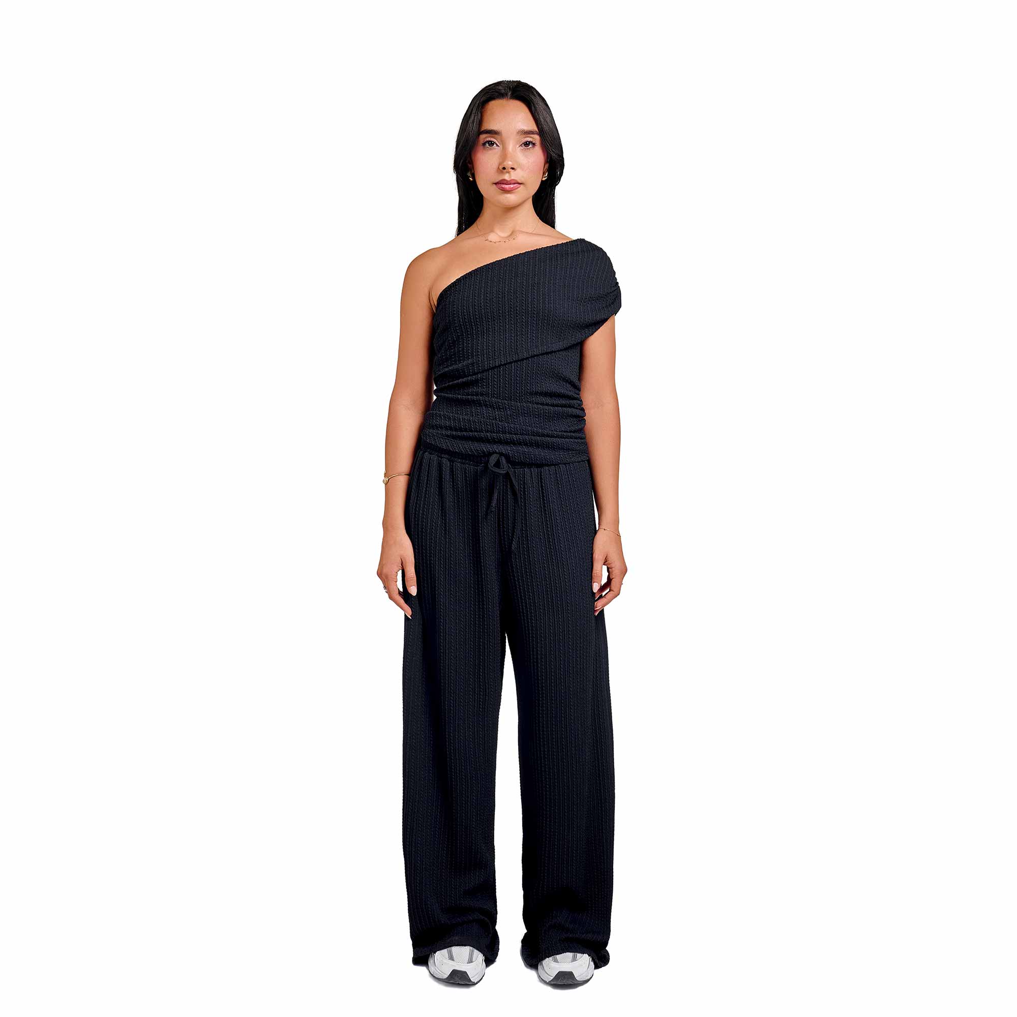 Black jacquard set