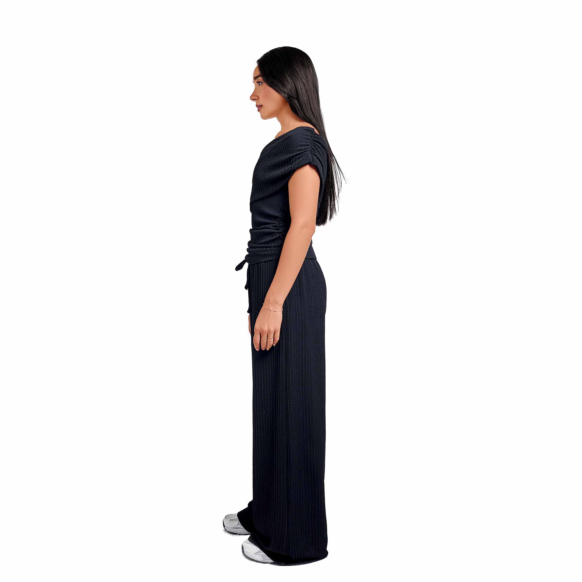 Black jacquard set