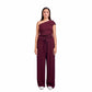 Burgundy jacquard set