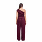 Burgundy jacquard set