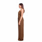 Brown jacquard set