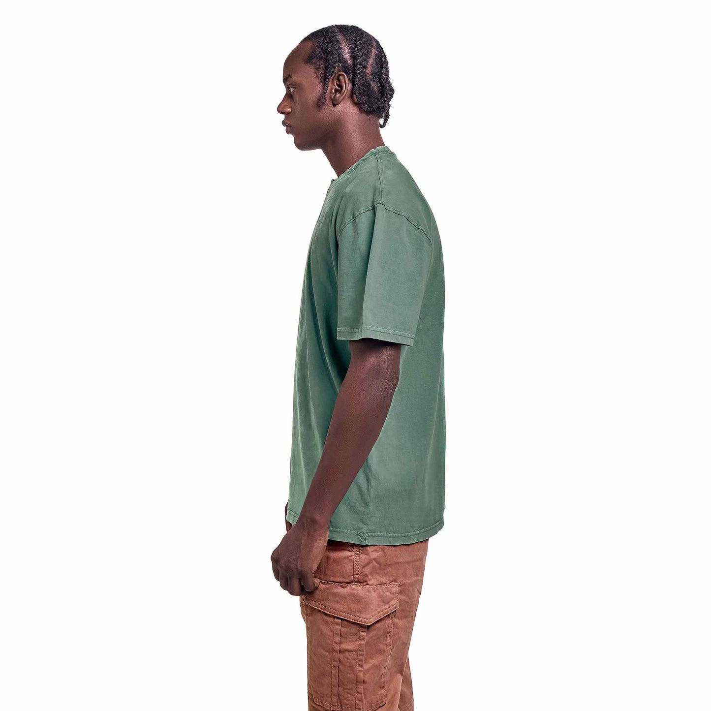 Green washed oversized T-shirt