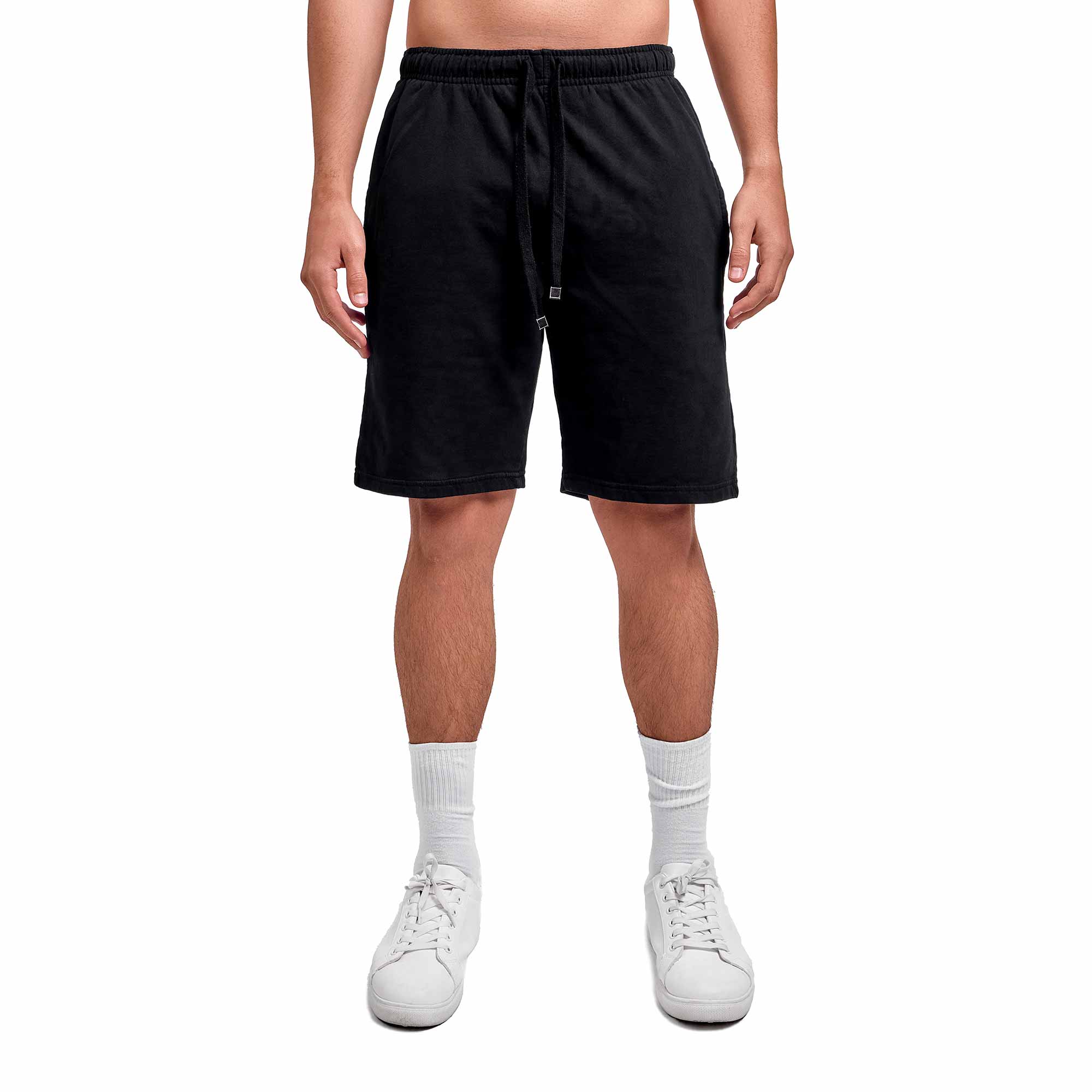 Black plain short