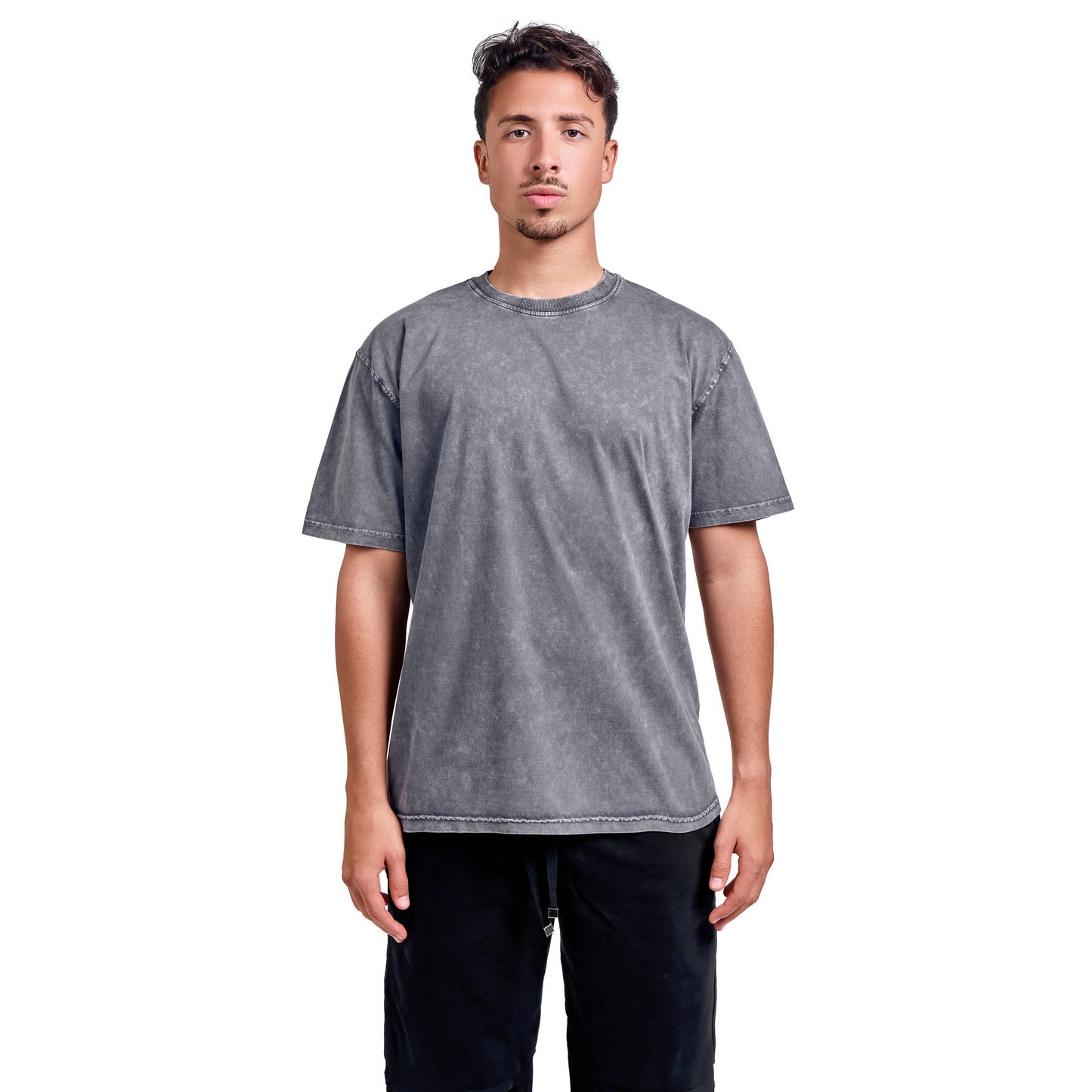 Light grey washed oversized T-shirt