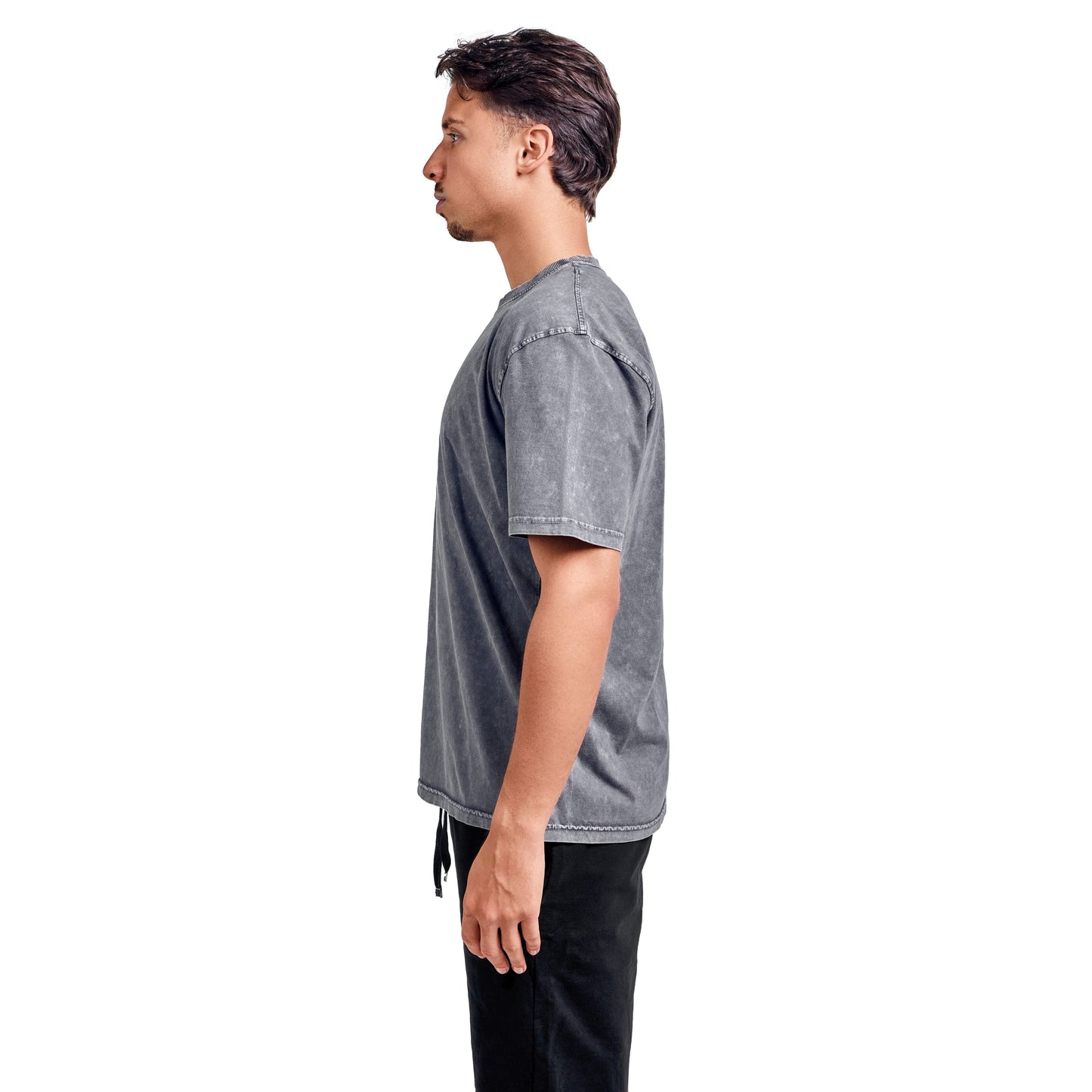 Light grey washed oversized T-shirt