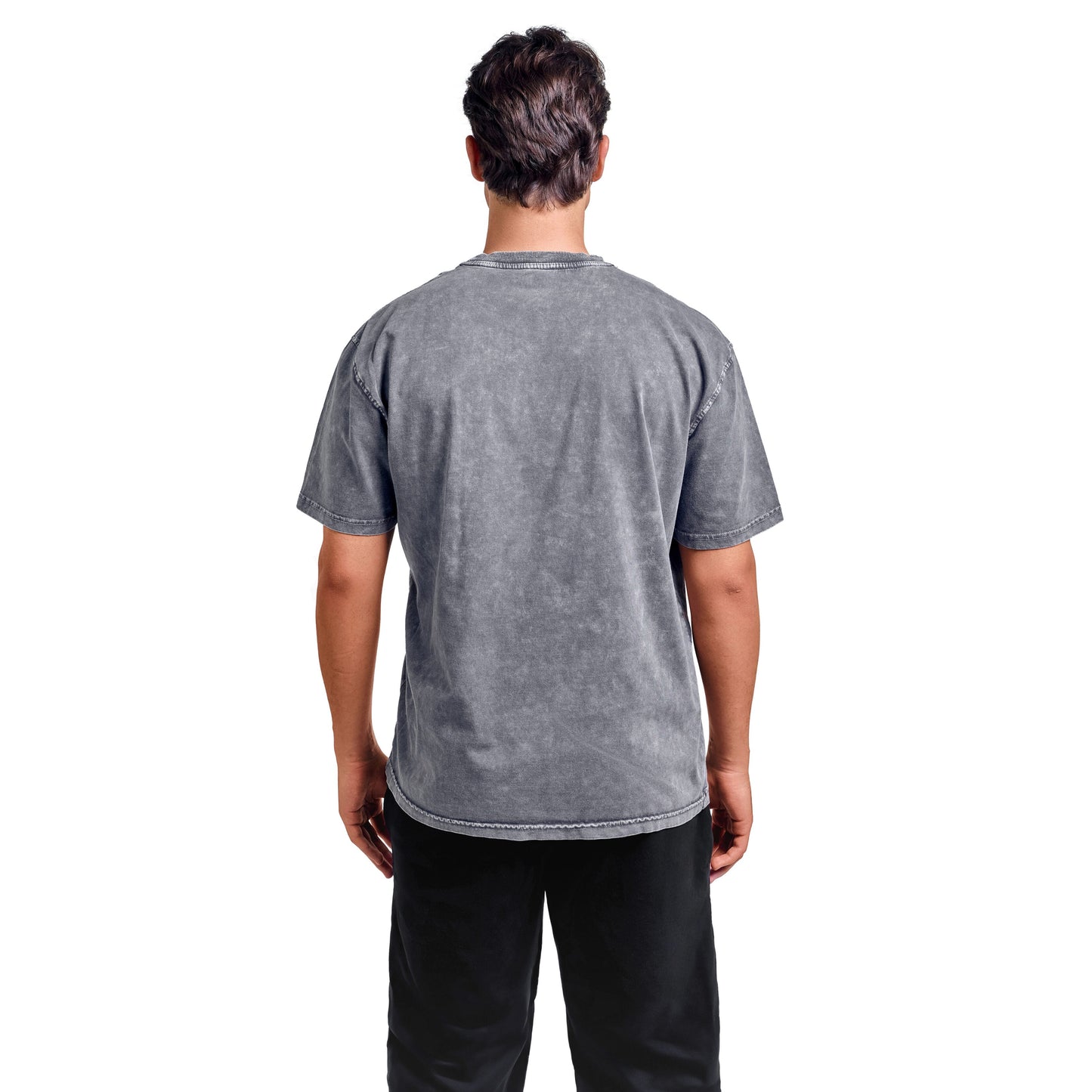 Light grey washed oversized T-shirt