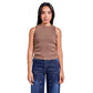 Light brown washed sleevless body