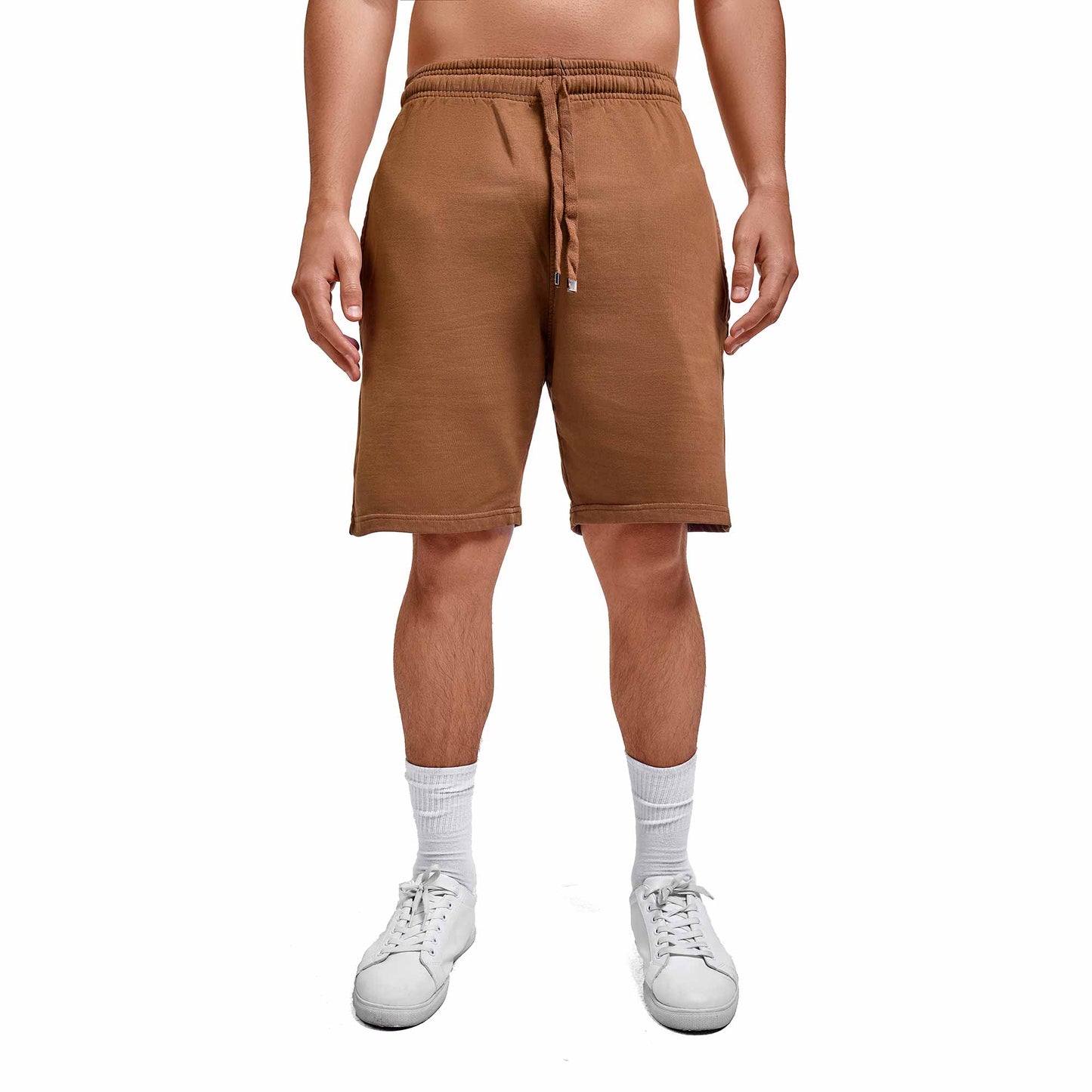 Brown plain short