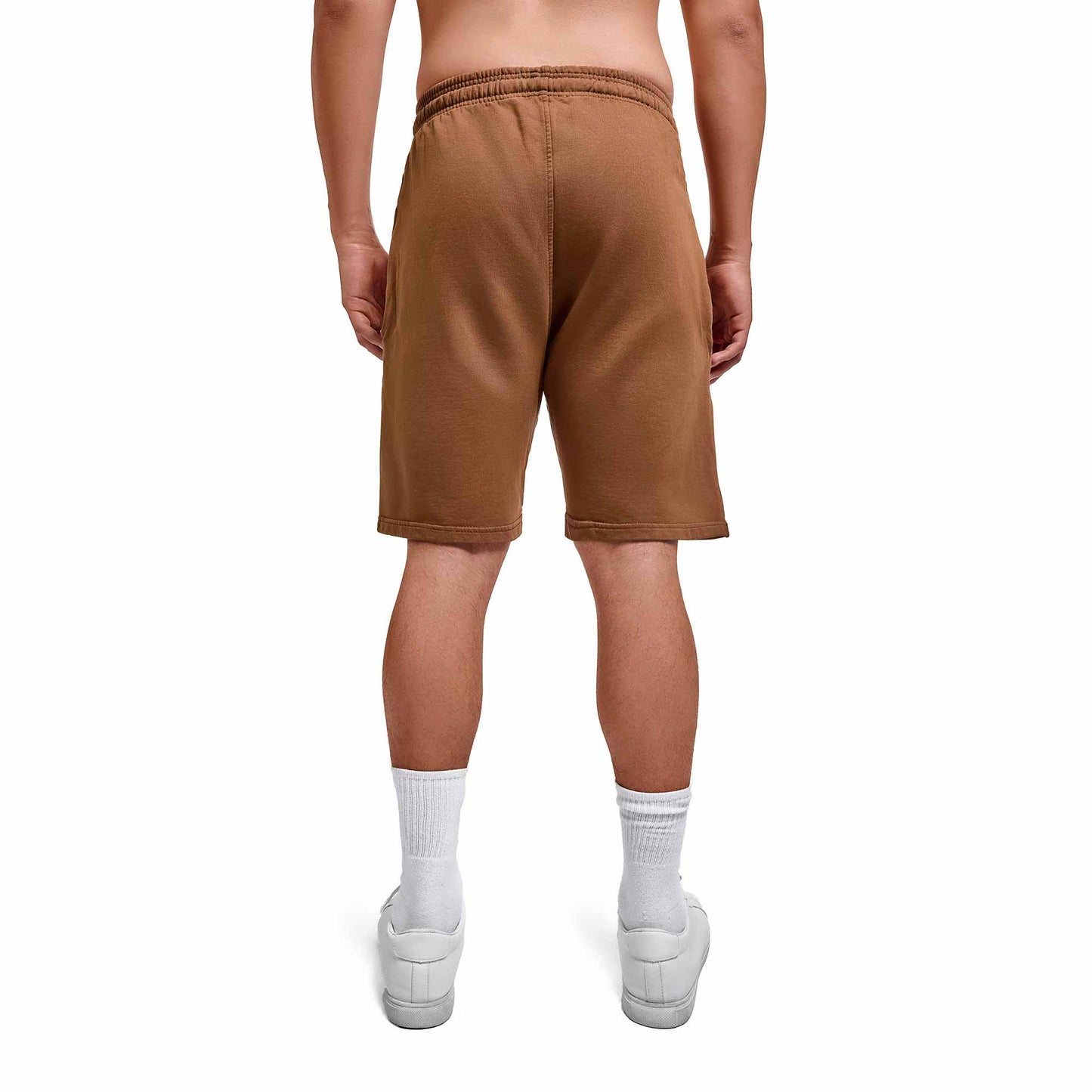 Brown plain short