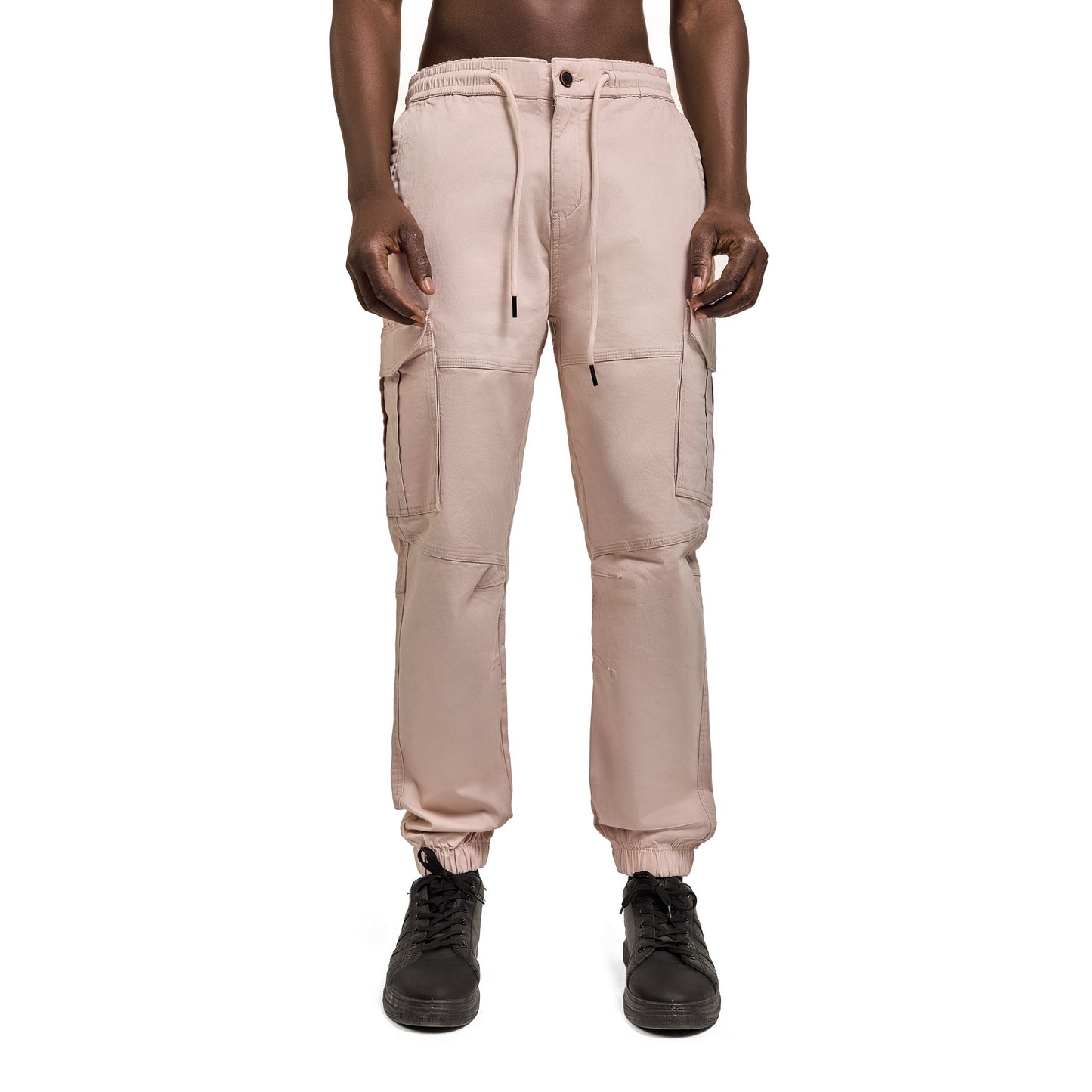 Beige elastic cargo