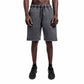 Washed dark grey plain short