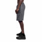 Washed dark grey plain short