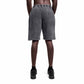 Washed dark grey plain short