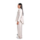 Off white summer linen outfit