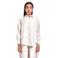 Off white long sleeve chemise