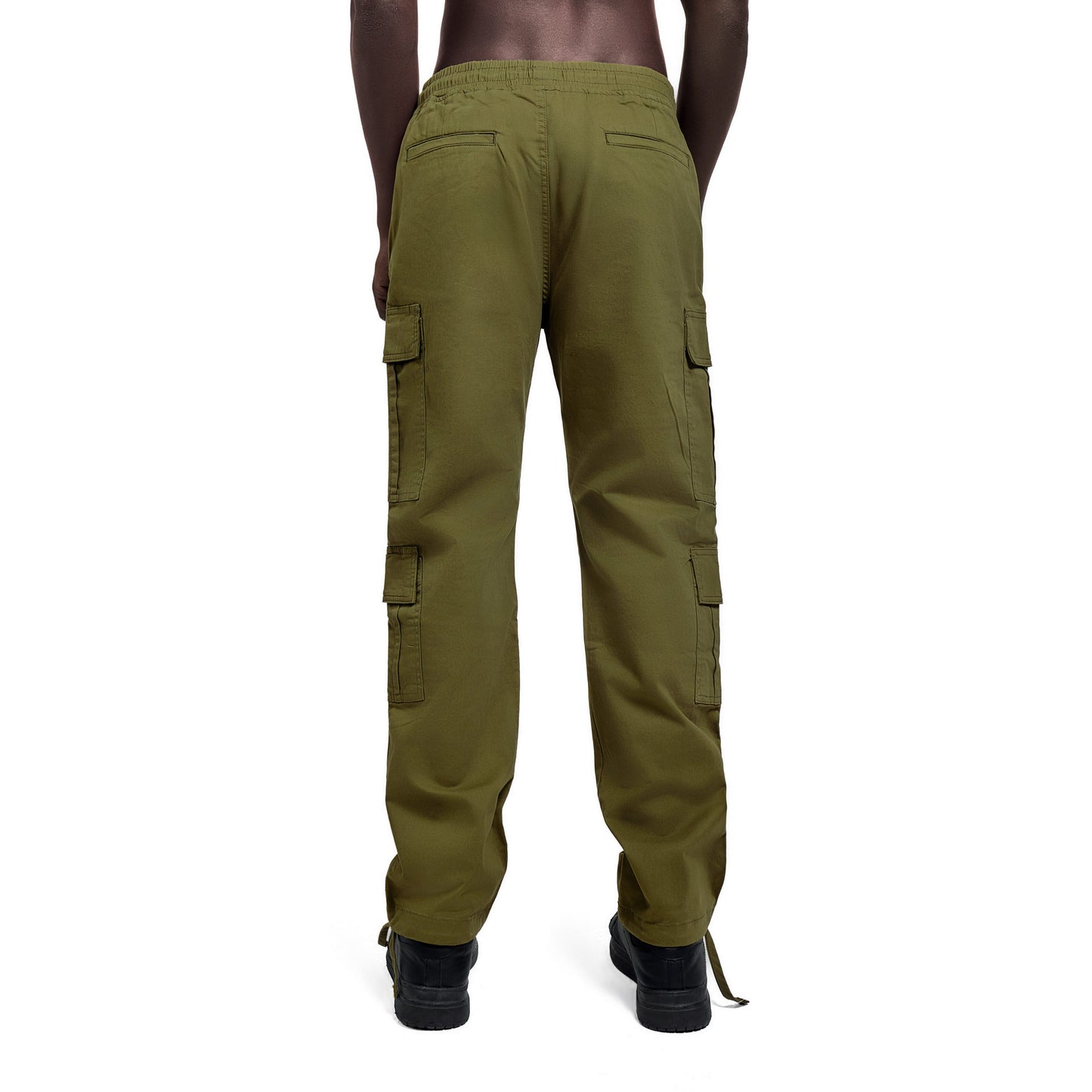 Olive Loose Baggy Cargo