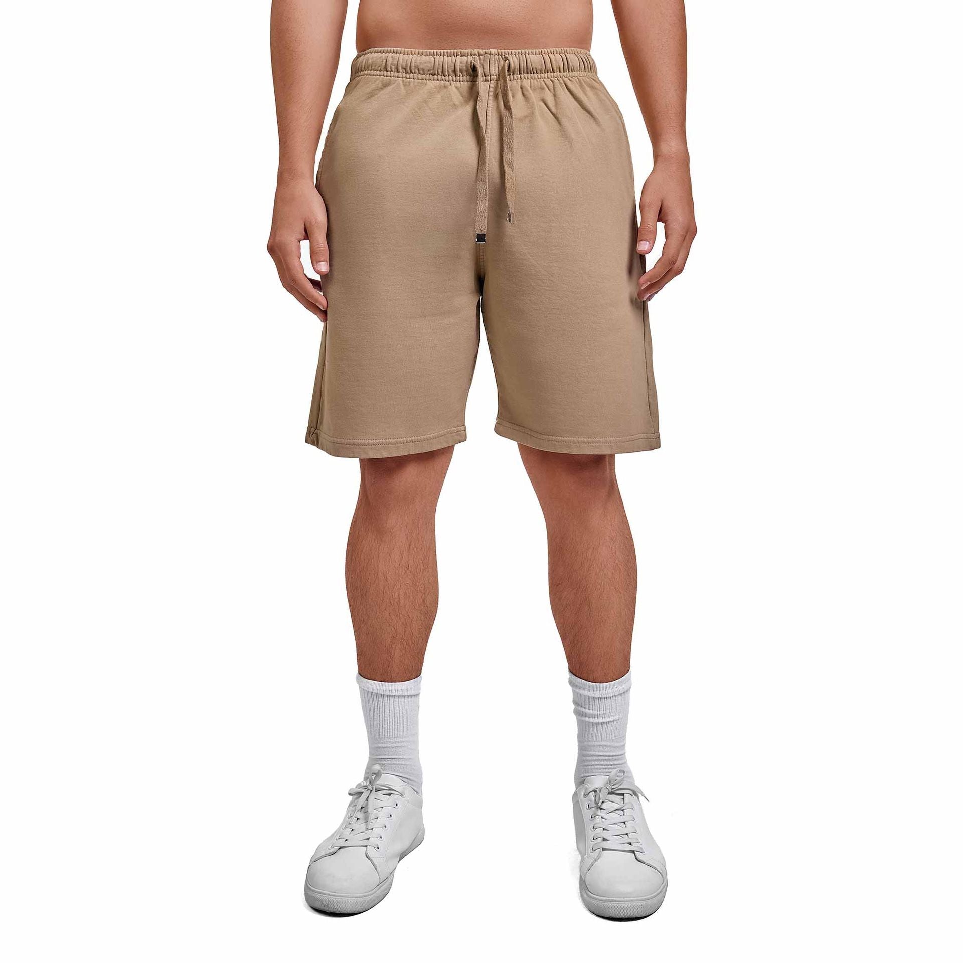 Beige plain short
