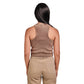 light brown washed sleevless X body