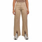 Dark Beige Loose Jeans Pants