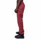 Men Burgundy Heavy Melton Sweatpant
