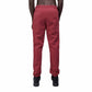 Men Burgundy Heavy Melton Sweatpant