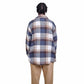 Navy Checkered Shirt brown beige