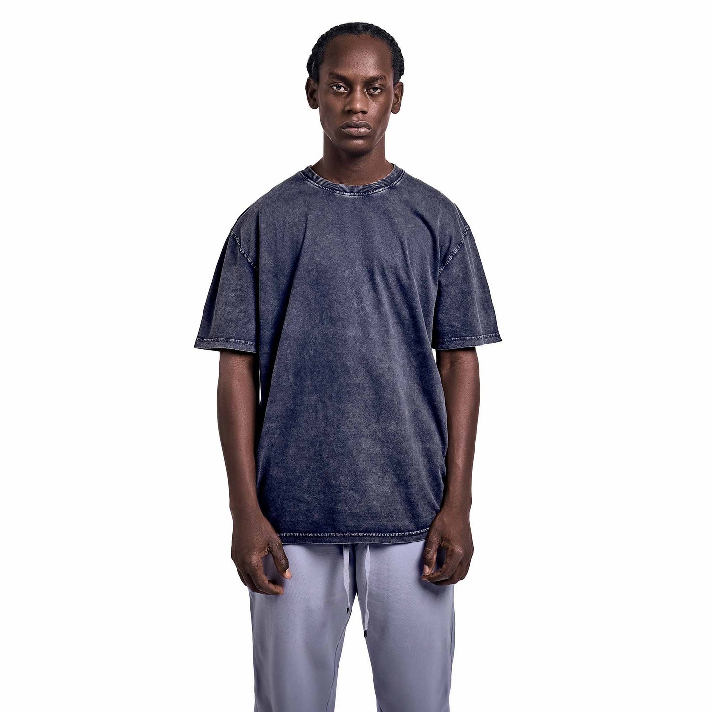 Dark grey washed oversized T-shirt