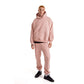 Pink Heavy Melton Hoodie