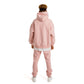 Men Pink Melton Plain Hoodies set