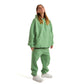 Women Green Melton Plain Hoodies set