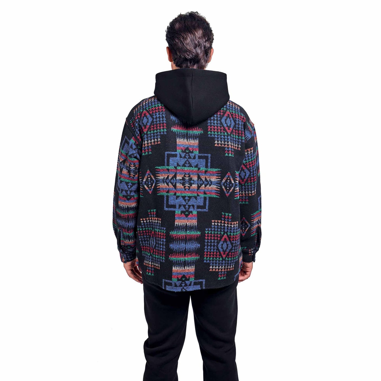Colored Hoodie Checkered plaid jacket