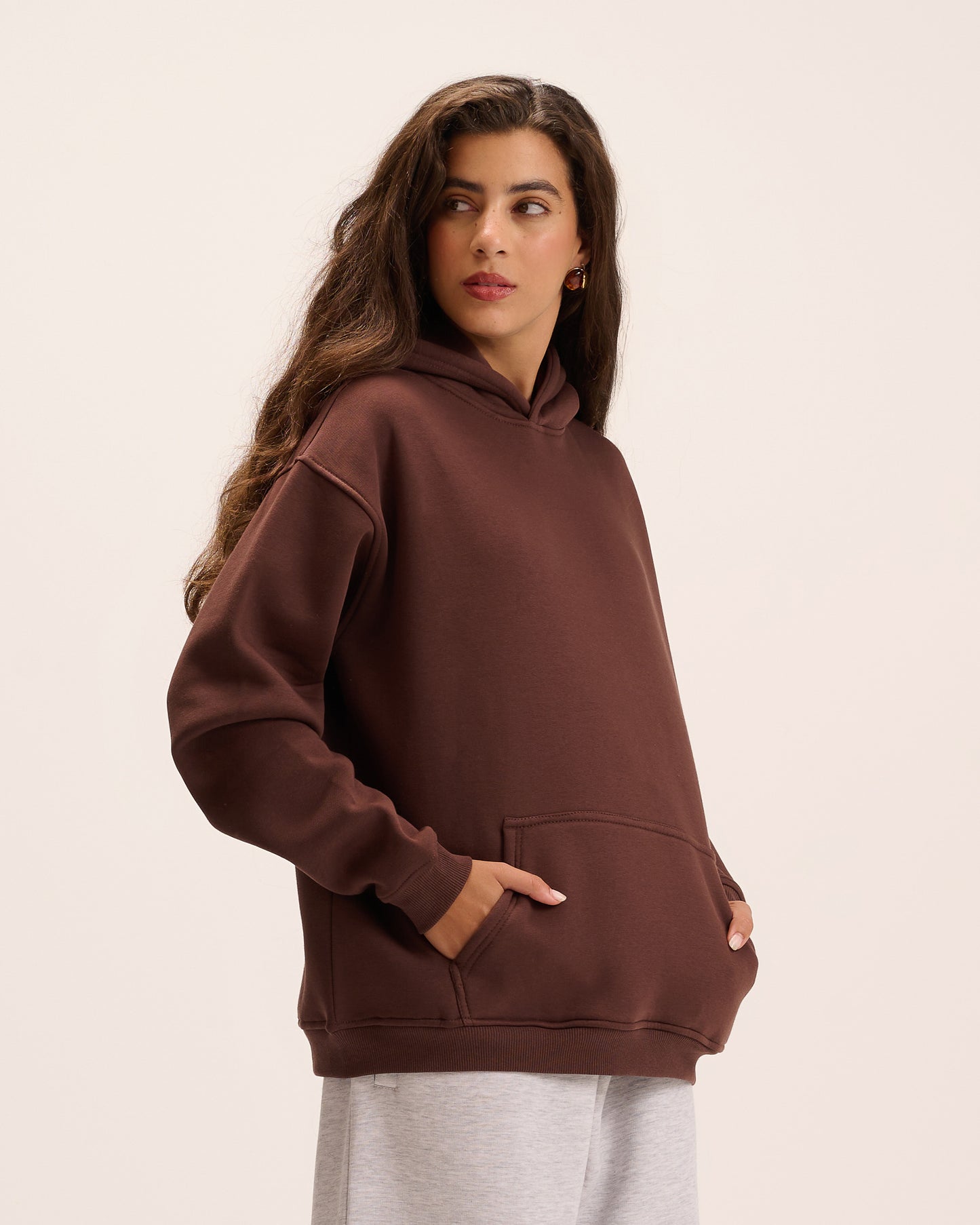 Brown hoodie for women