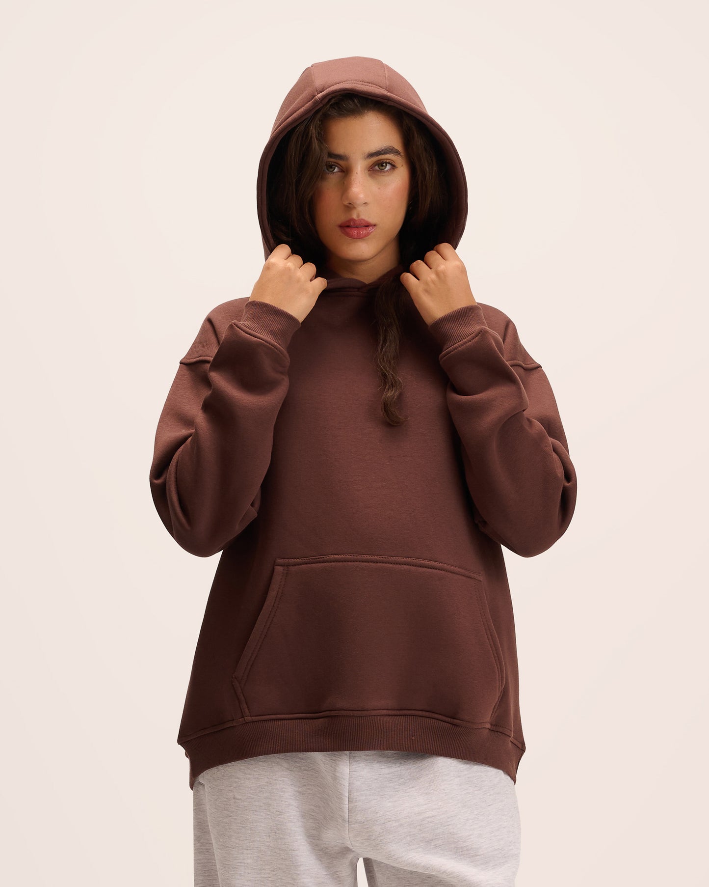Brown hoodie for women