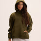 Olive hoodie for women