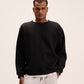 Black sweatshirt for men