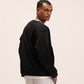 Black sweatshirt for men