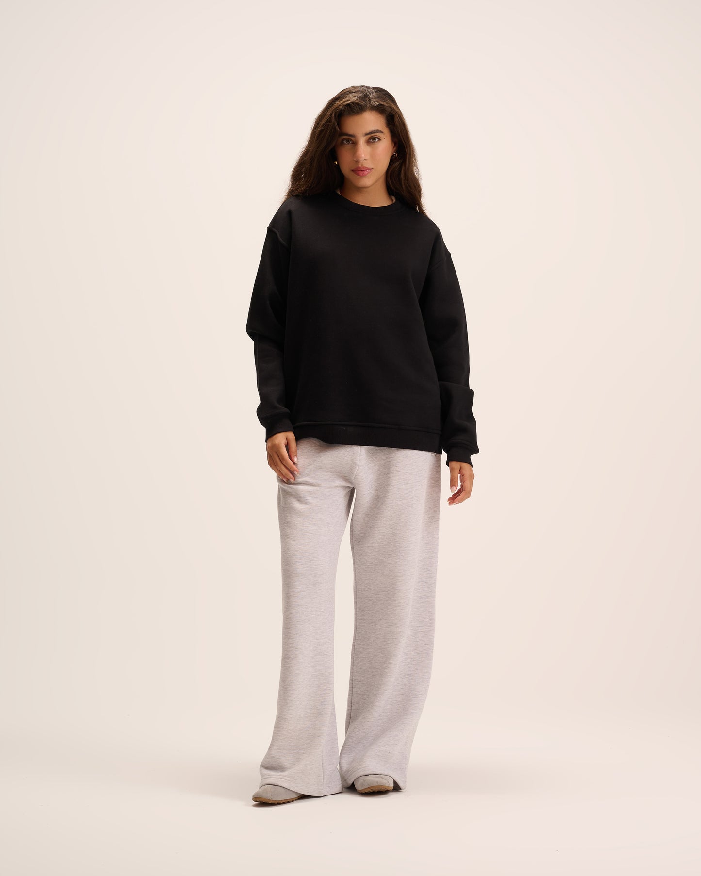 Black sweatshirt for women