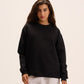 Black sweatshirt for women