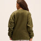 Olive sweatshirt for women