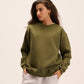Olive sweatshirt for women
