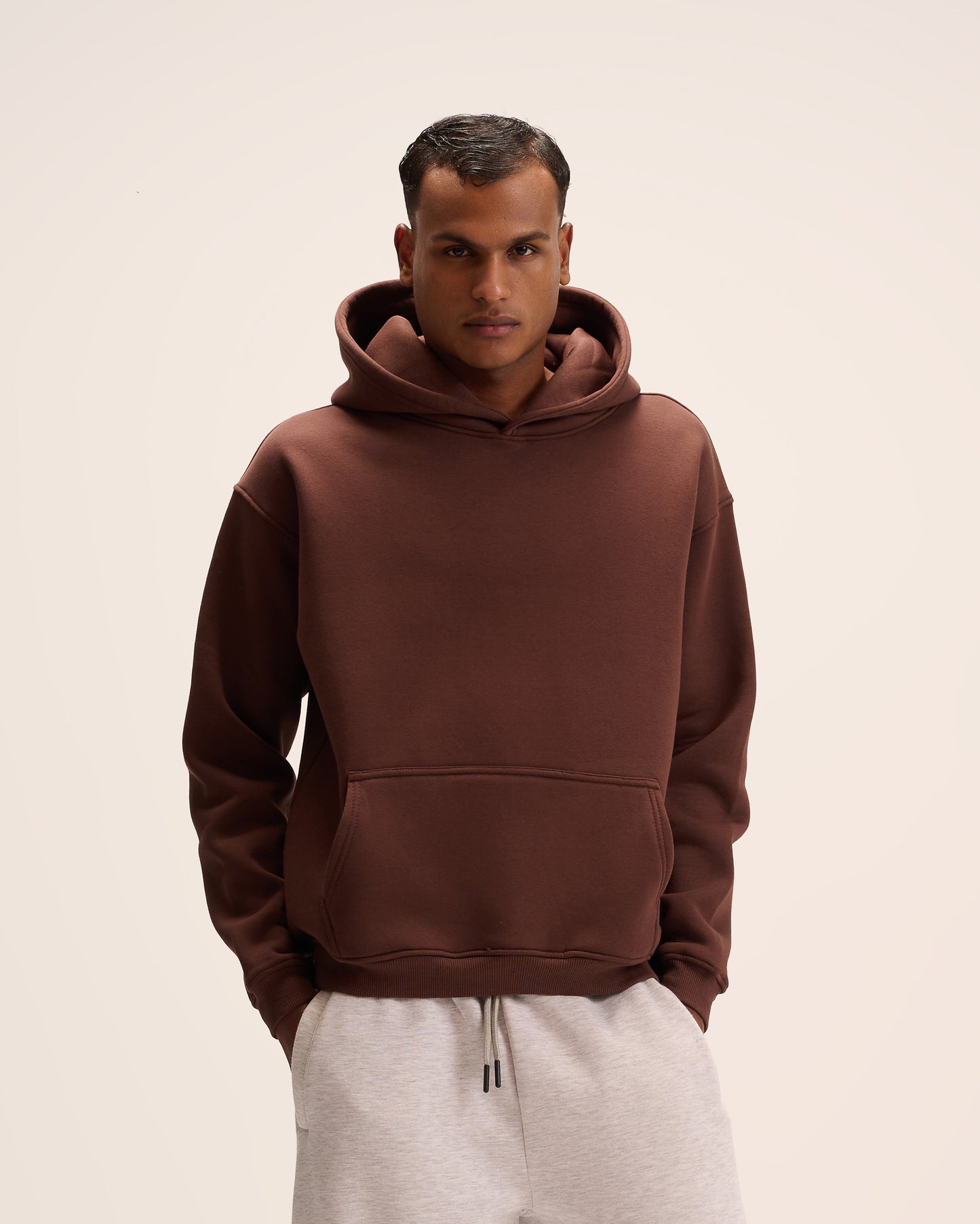 Brown hoodie for men