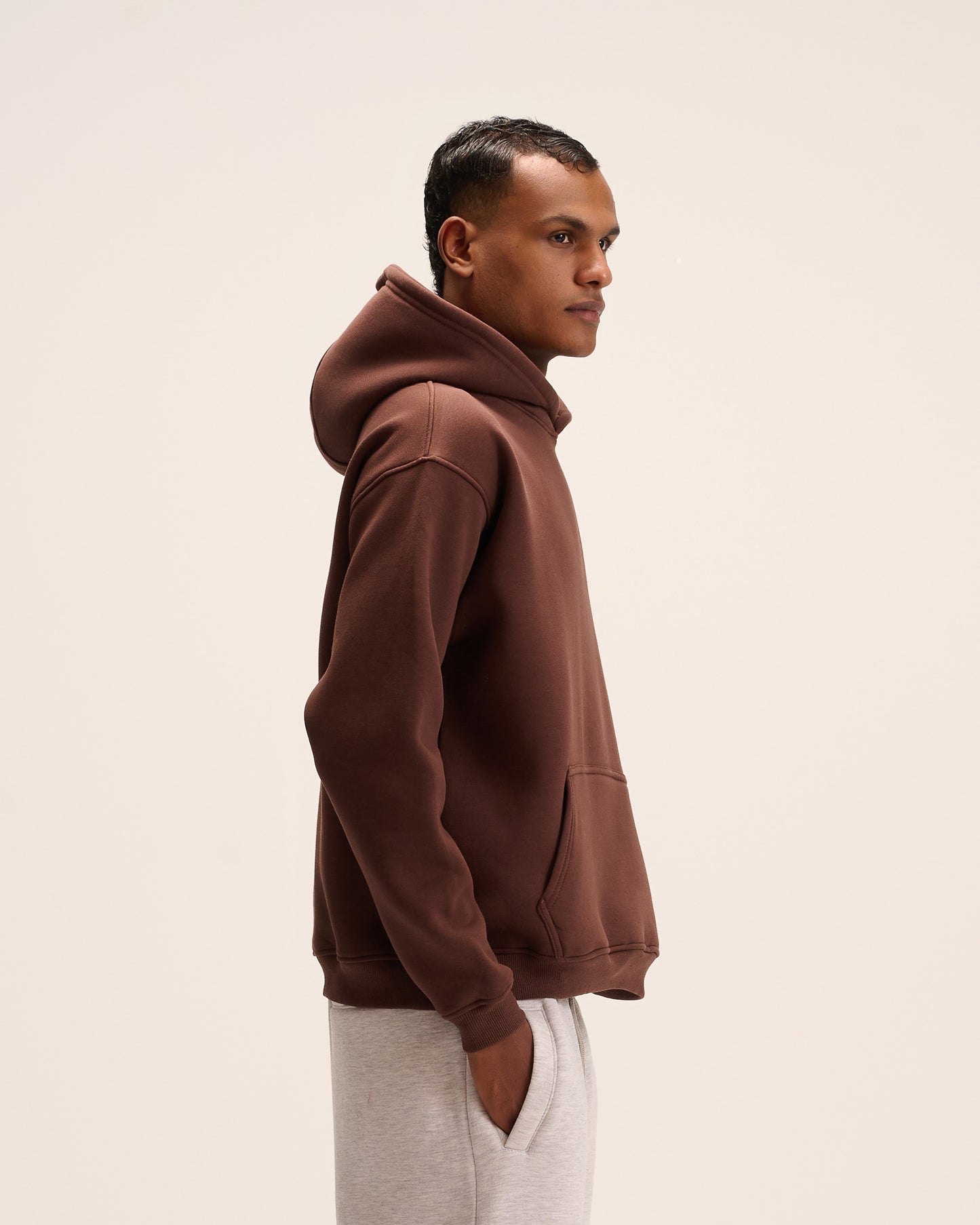 Brown hoodie for men