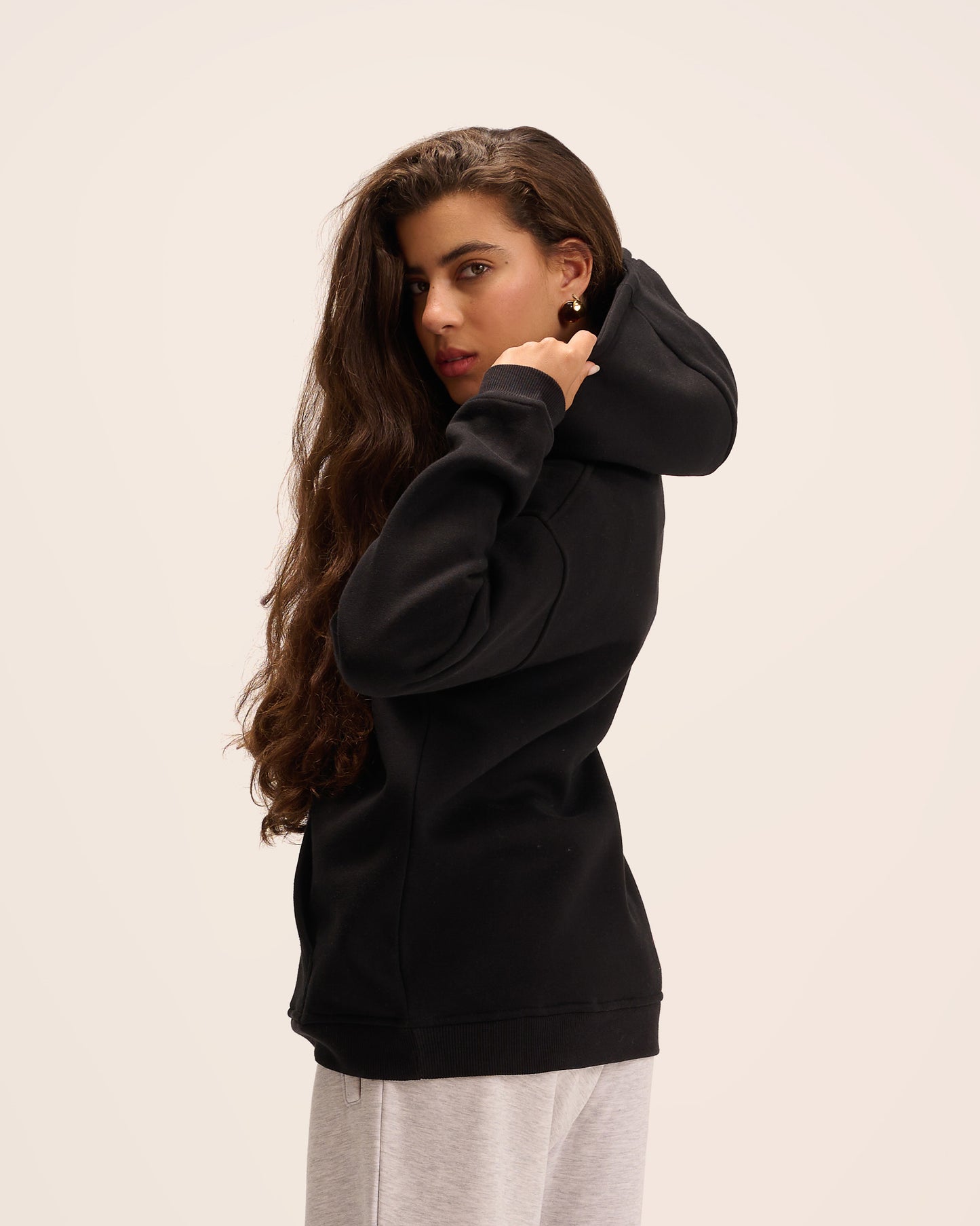 Black hoodie for women